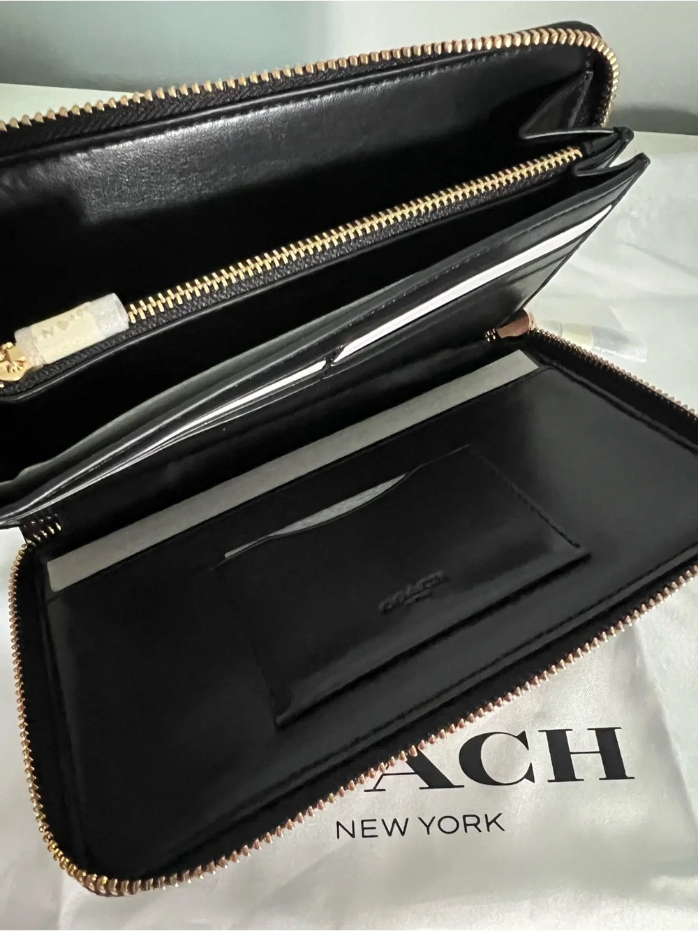 Coach Large Rowan Satchel In Signature Leather With Wallet